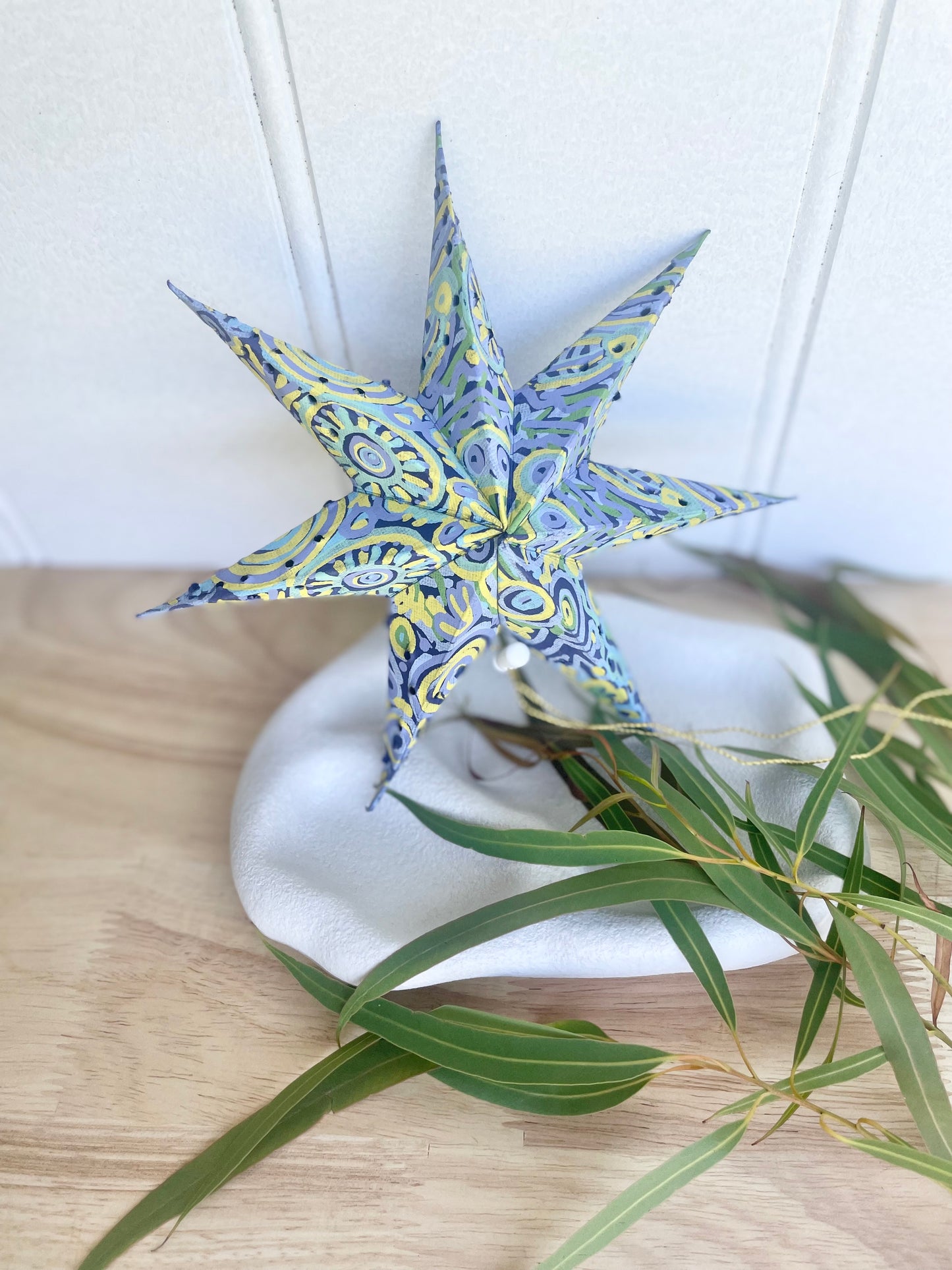 Christmas Paper Star - Cedric Varco - Greens