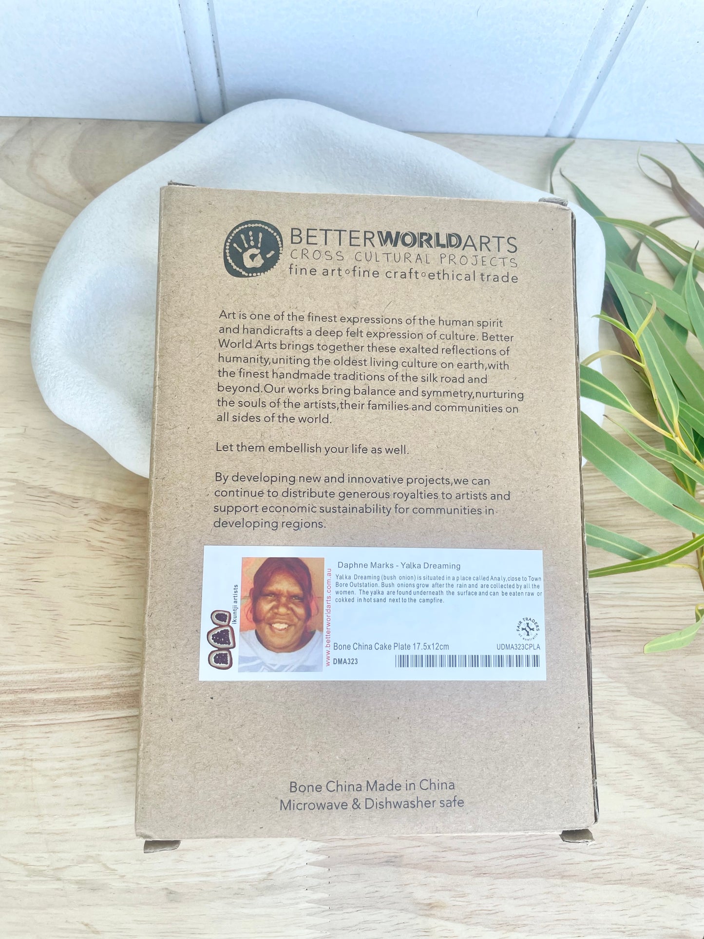 Bone China Cake Plate - Daphne Marks