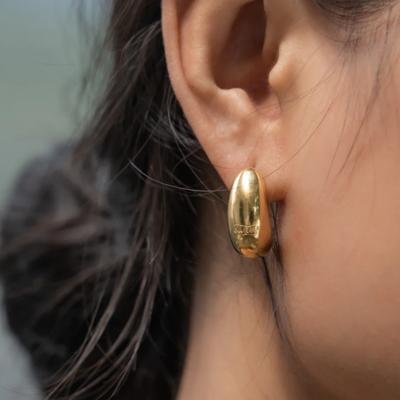 Love & Justice Half Hoop Earrings