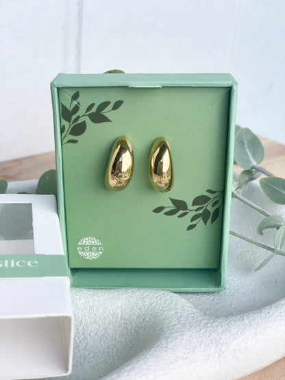 Love & Justice Half Hoop Earrings