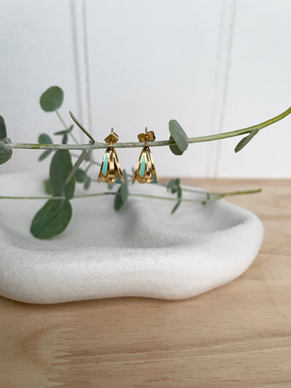 Walk on Water Mini Hoop Earrings