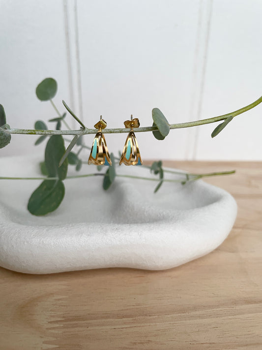 Walk on Water Mini Hoop Earrings