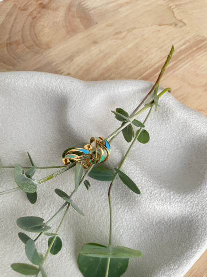 Walk on Water Mini Hoop Earrings