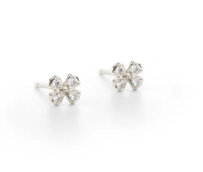 Mustard Flower Post Earrings