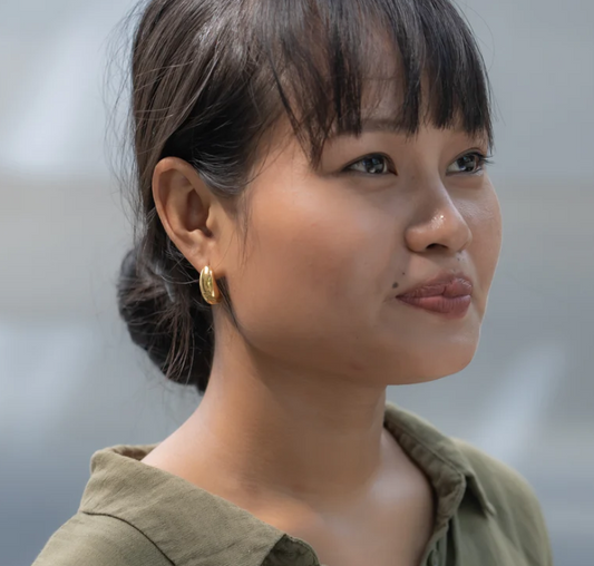 Love & Justice Half Hoop Earrings